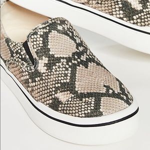 Steven snakeskin sneakers